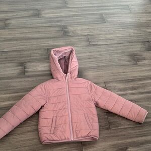 Abercrombie Kids Light Pink Puffer Jacket